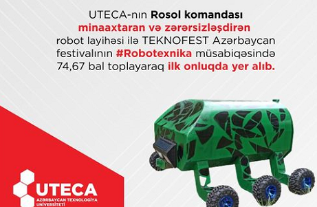 TEKNOFEST Azərbaycan - #UTECA tələbələri ilk onluqda