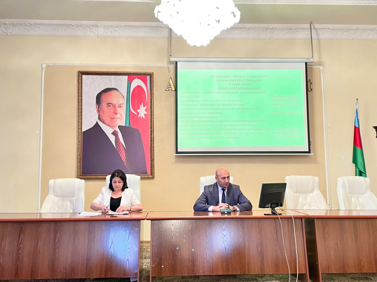 Yeni tədris ilində Elmi Şuranın ilk iclası keçirilib