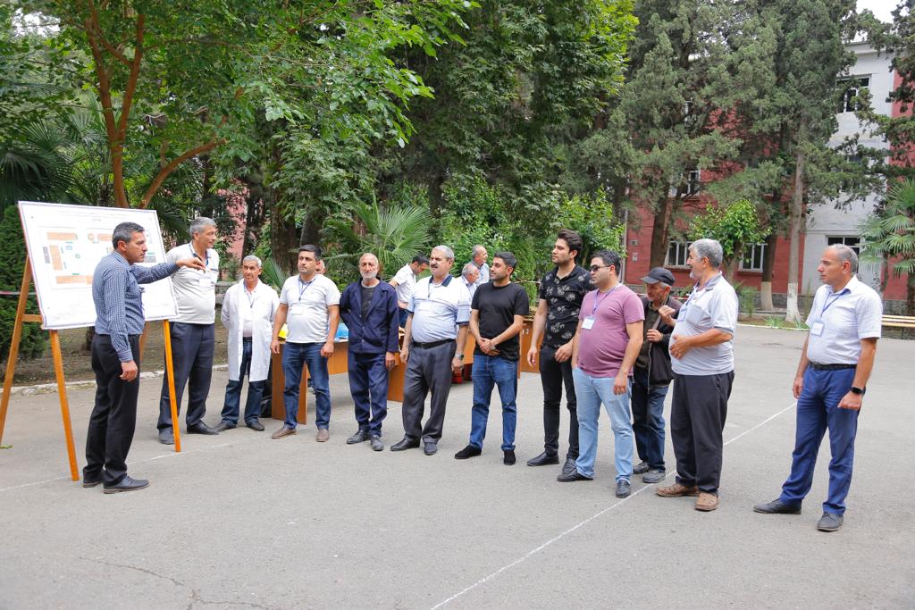 Azərbaycan Texnologiya Universitetində kampusda təhlükəsizlik yoxlaması keçirilib