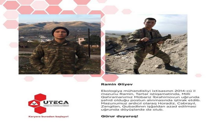 Horadiz, Cəbrayıl, Zəngilan, Qubadlının işğaldan azad olunmasında iştirak edib