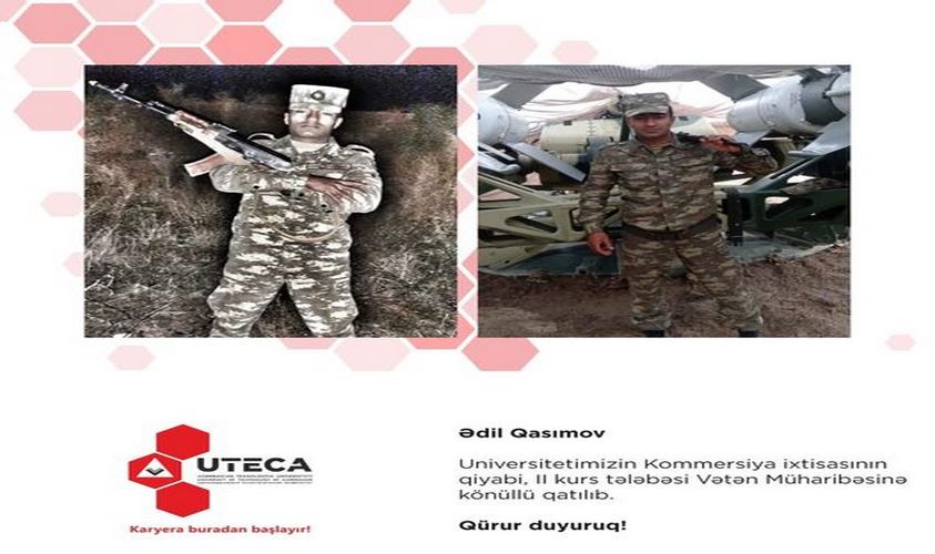 Kommersiya ixtisasımızın döyüşçü tələbəsi