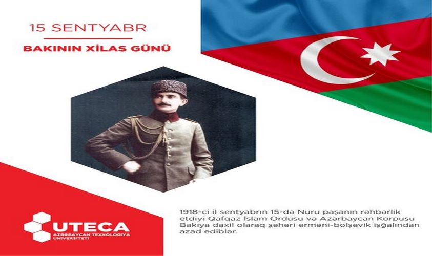 Bakı şəhərinin azad olunmasının 103-cü ildönümüdür
