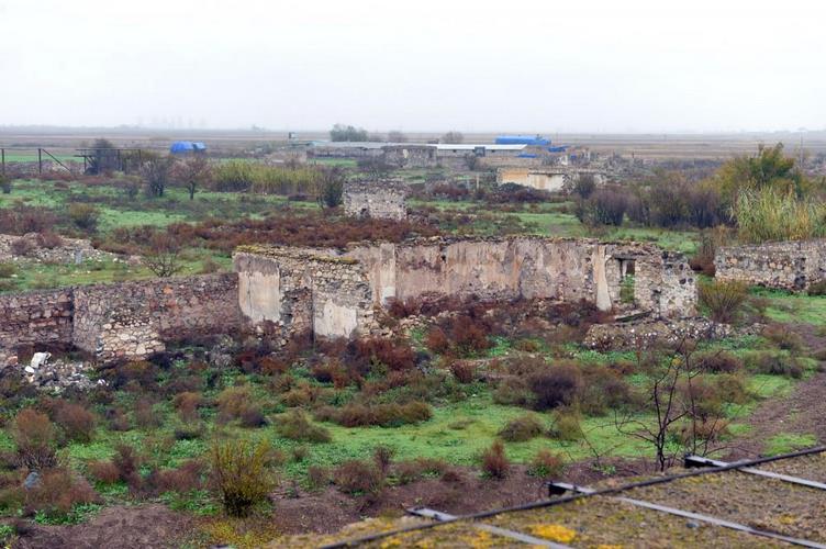 Dağıdılmış ərazilər erməni vəhşiliyinin təzahürdür