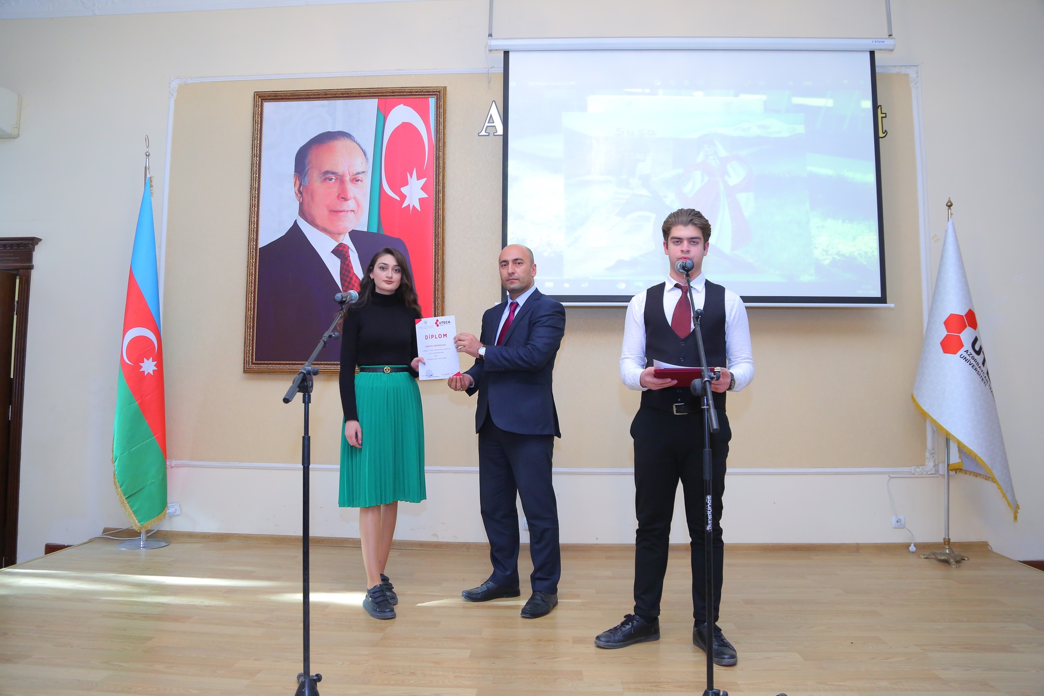 Azərbaycan Texnologiya Universitetində “Zəfər günün mübarək, Azərbaycan!” adlı ədəbi-bədii gecə keçirilib